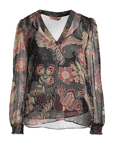 TWINSET Top Black 100% Polyester