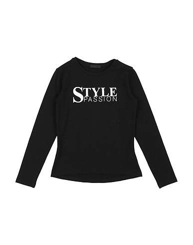 FUN & FUN T-shirt Nero 95% Cotone, 5% Elastan
