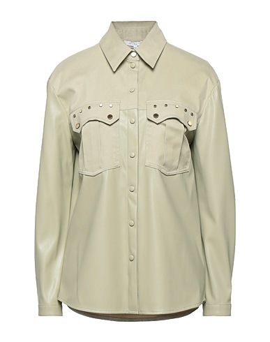PATRIZIA PEPE Shirts Beige 100% Polyurethane, Cotton, Lyocell, Elastane