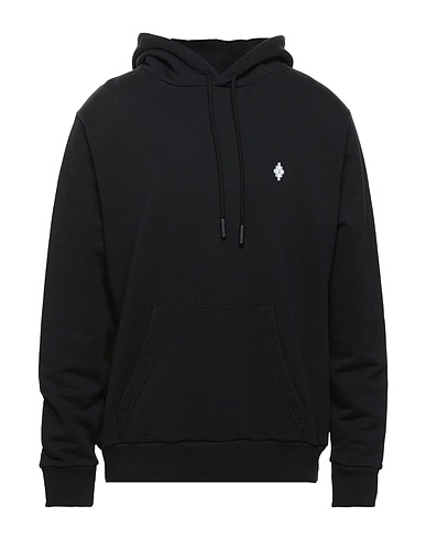 MARCELO BURLON Felpa Nero 100% Cotone, Elastan