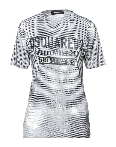 DSQUARED2 T-shirt Grey 88% Cotton, 12% Viscose