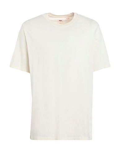 LEVI'S Basic T-Shirt THE ESSENTIAL TEE
 Ivory 100% Cotton