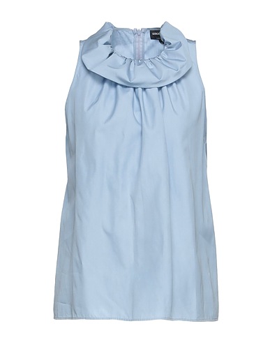 GIORGIO ARMANI Top Sky blue 100% Cotton