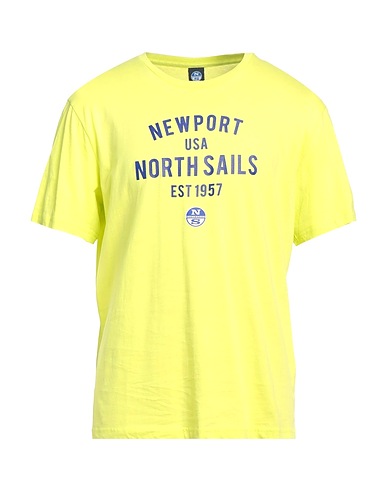 NORTH SAILS Basic T-Shirt Lime green 100% Cotton