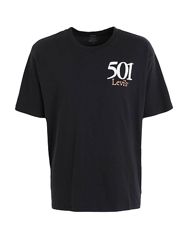 LEVI'S Basic T-Shirt Schwarz 100% Baumwolle