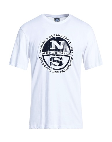NORTH SAILS T-shirt Bianco 100% Cotone
