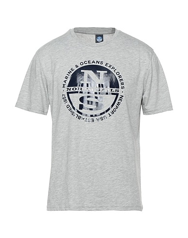 NORTH SAILS T-shirt Light grey 100% Cotton