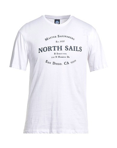 NORTH SAILS T-shirt White 50% Cotton, 50% Polyester