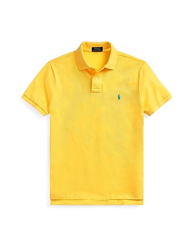 POLO RALPH LAUREN Μπλουζάκι Polo Κίτρινο 100% Βαμβάκι