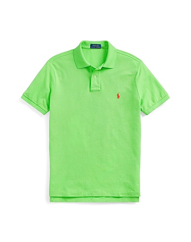 POLO RALPH LAUREN Polo shirt Lime green 100% Cotton