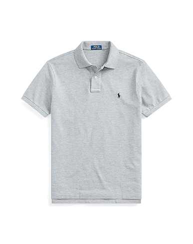 POLO RALPH LAUREN Polo shirt Light grey 100% Cotton
