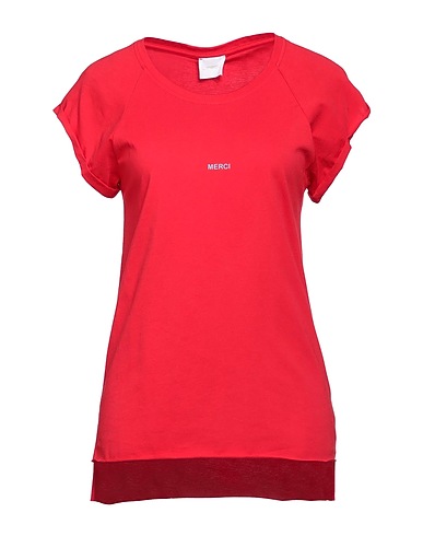 MERCI ITALIA T-shirt Rouge 100% Coton