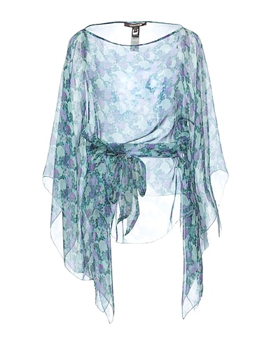 ROBERTO CAVALLI Top Bleu ciel 100% Soie