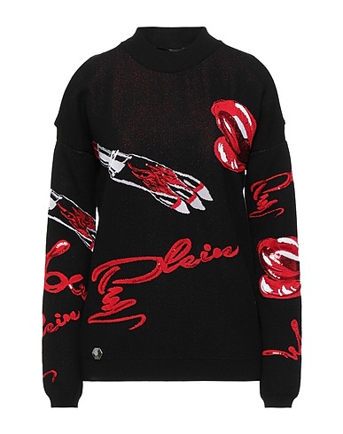 PHILIPP PLEIN Jumper Black 61% Viscose, 39% Polyester