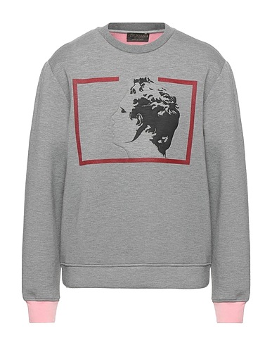 TRUSSARDI Sweatshirt Grey 95% Viscose, 5% Elastane, Polyester