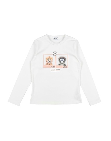 GAIALUNA T-shirt Bianco 94% Cotone, 6% Elastan