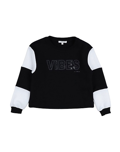 KOCCA Sweatshirt Black 100% Cotton, Viscose, Polyester, Polyamide