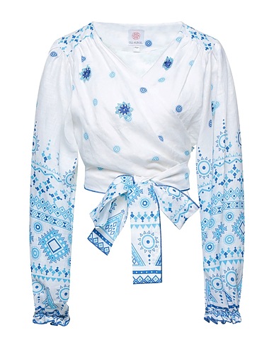 GÜL HÜRGEL Top White 100% Linen