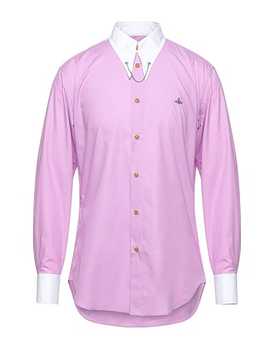 VIVIENNE WESTWOOD Patterned shirt Mauve 100% Organic cotton