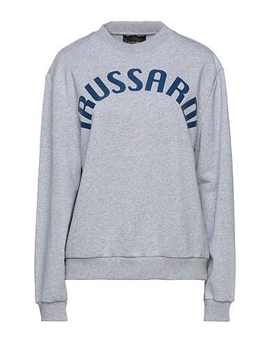 TRUSSARDI Sweatshirt Grey 70% Cotton, 30% Polyester