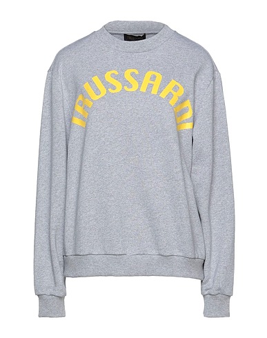 TRUSSARDI Sweatshirt Grey 70% Cotton, 30% Polyester