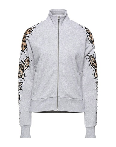 MOSCHINO Sweatshirt Light grey 100% Cotton, Viscose