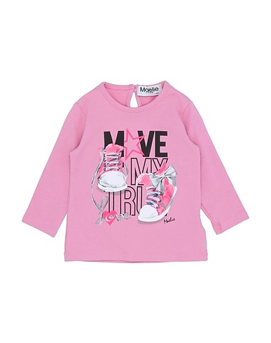 MAËLIE T-shirt Pink 94% Cotton, 6% Elastane