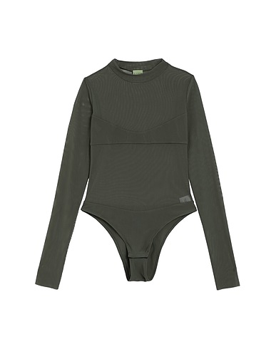 NOT AFTER TEN TOPS & TEES Military green 92% Polyamide, 8% Elastane