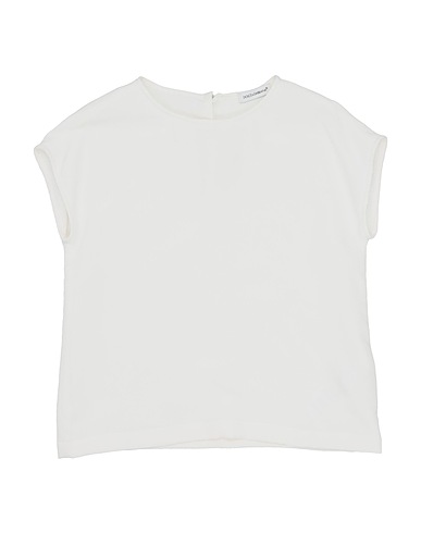 DOLCE&GABBANA Top Elfenbein 100% Seide