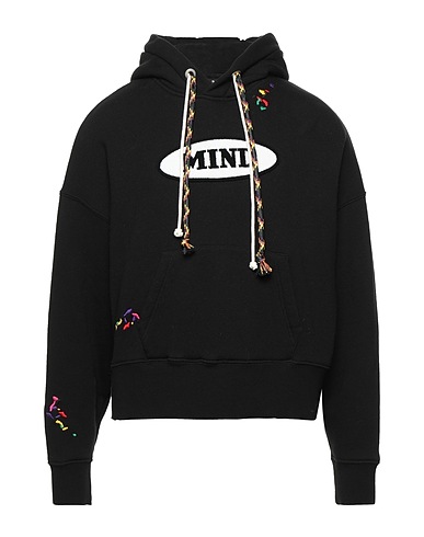 PALM ANGELS x MISSONI Sweat-shirt Noir 100% Coton, Élasthanne, Polyester, Céramique