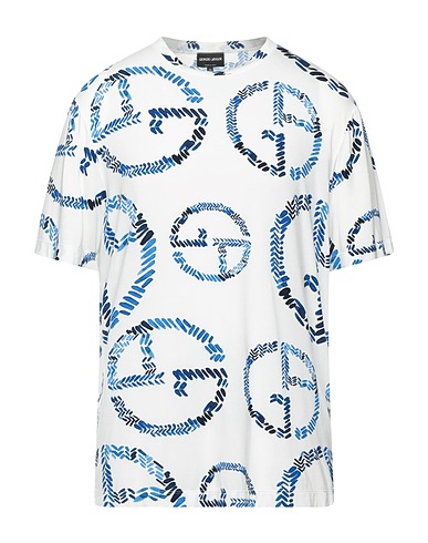 GIORGIO ARMANI T-shirt Bianco 87% Viscosa, 13% Elastan