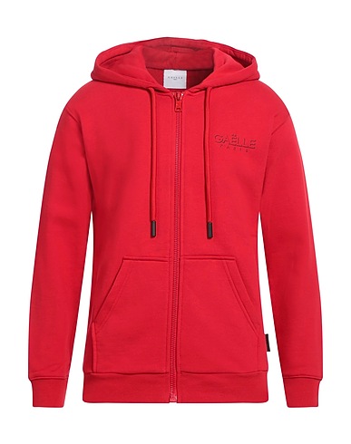 GAëLLE Paris Hooded track jacket  Red 100% Cotton