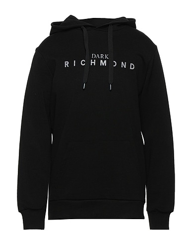 JOHN RICHMOND Hoodie Schwarz 100% Baumwolle