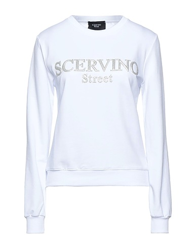 SCERVINO Sweatshirt White 95% Cotton, 5% Elastane