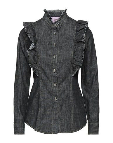 CALIBAN 820 Denim shirt Black 100% Cotton