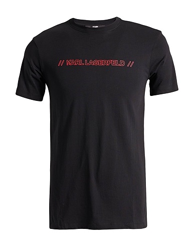 KARL LAGERFELD T-shirt Black 100% Cotton