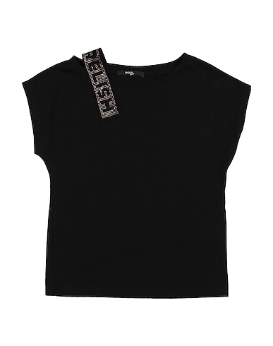 RELISH T-shirt NERO 100% Cotton