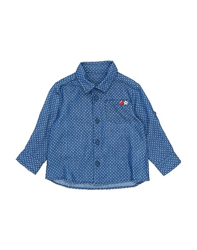 DANIELE ALESSANDRINI Jeanshemd Blau 60% PES - Polysulfone, 40% Baumwolle