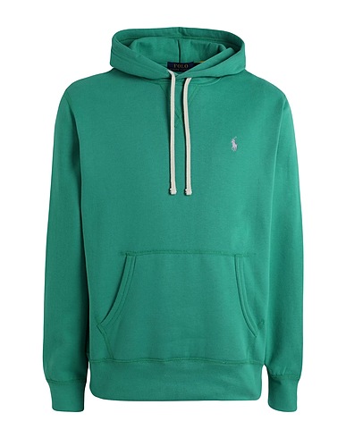 POLO RALPH LAUREN Hooded sweatshirt FLEECE HOODIE Green 60% Cotton, 40% Recycled polyester