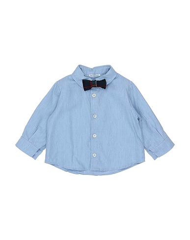 LEO E LILLY BON TON Camicia fantasia Azzurro 100% Cotone