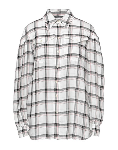 ALBERTA FERRETTI Checked shirt White 100% Lyocell