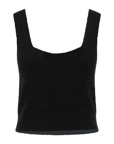 KAOS Top Nero 42% Nylon, 35% Lana, 20% Lana di lama, 3% Elastan