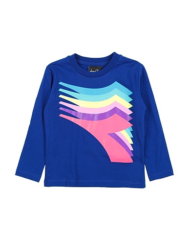 DIADORA T-shirt Blue 100% Cotton