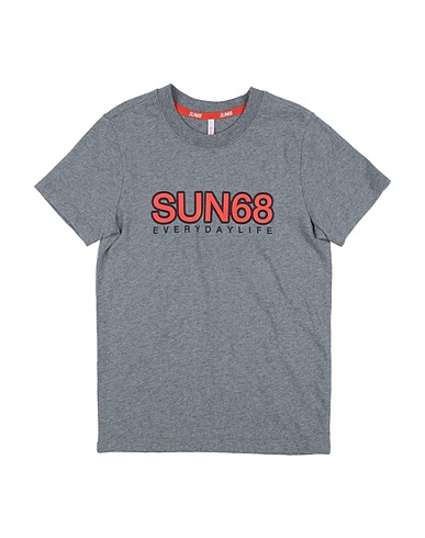 SUN 68 T-shirt Grey 100% Cotton