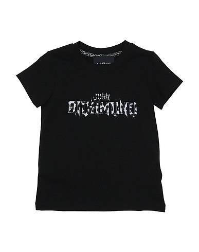 JOHN RICHMOND T-shirt Black 95% Cotton, 5% Elastane