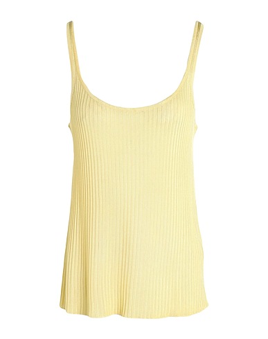 NINETY PERCENT Cami OLIVIA RIB SINGLET
 Yellow 100% Rayon