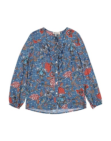 DIXIE Patterned shirts & blouses Blue 100% Viscose