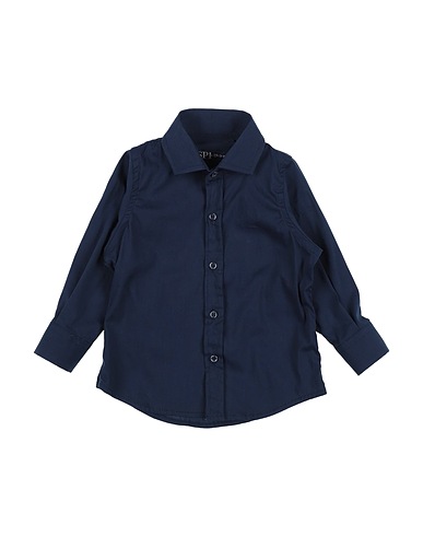 SP1 Solid color shirt Midnight blue 64% Cotton, 32% Polyamide, 4% Elastane