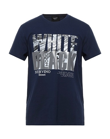 ERMANNO SCERVINO T-shirt Midnight blue 95% Cotton, 5% Elastane