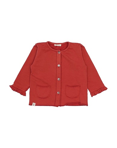 MAPERŌ Sweatshirt Rust 95% Cotton, 5% Elastane